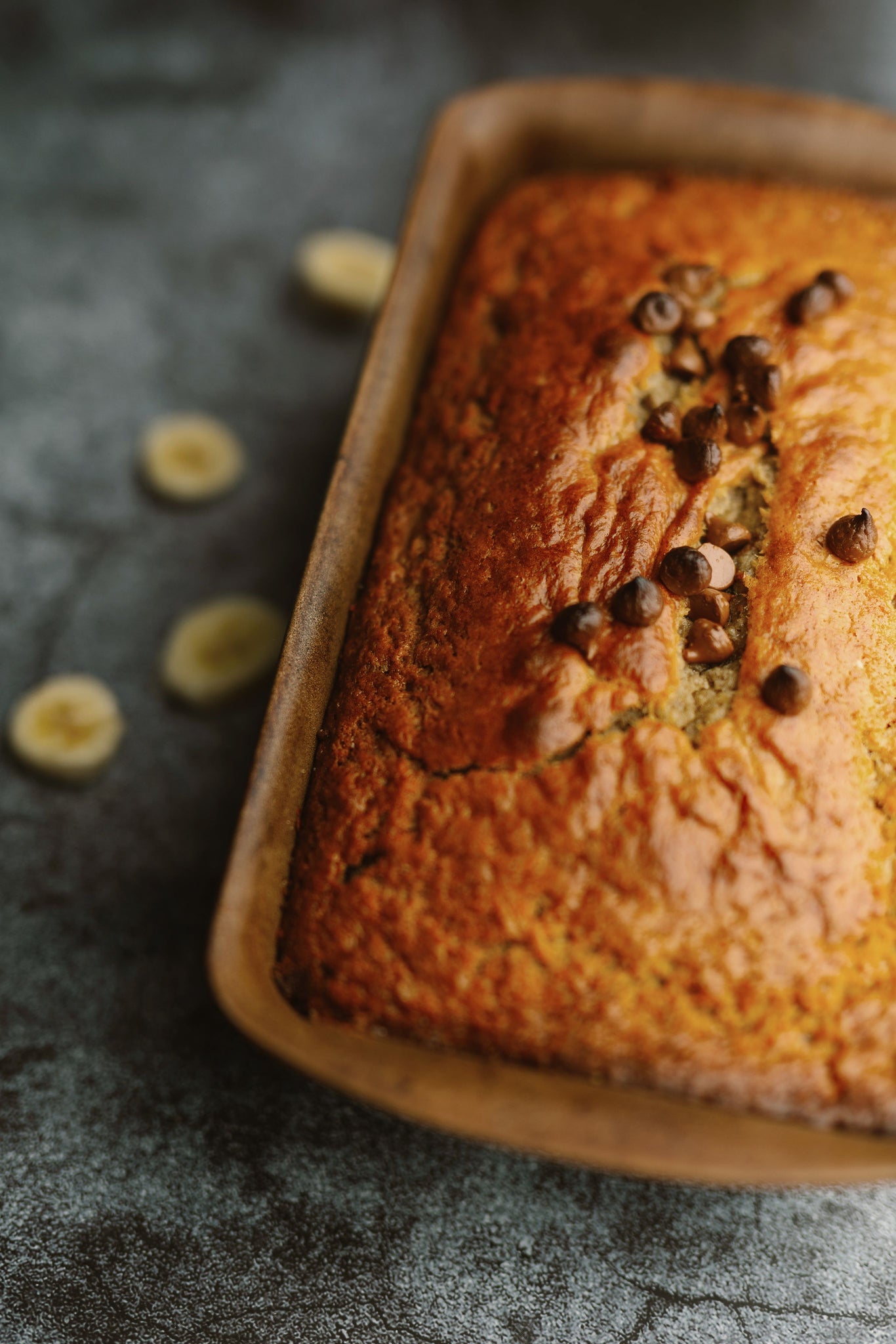 Sourdough Dark Chocolate Chip Banana Bread