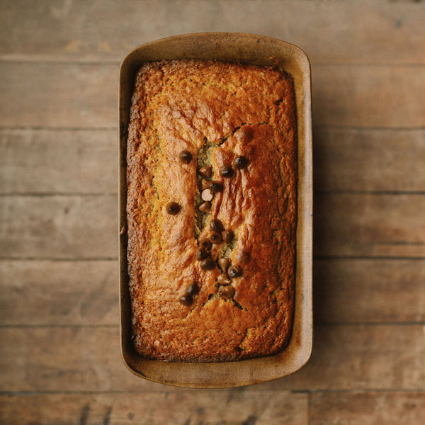 Sourdough Dark Chocolate Chip Banana Bread