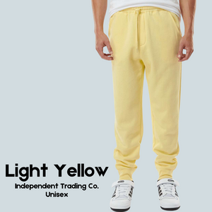 Light Yellow Independent Trading Co. Joggers - Unisex