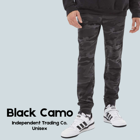 Black Camo Independent Trading Co. Joggers - Unisex