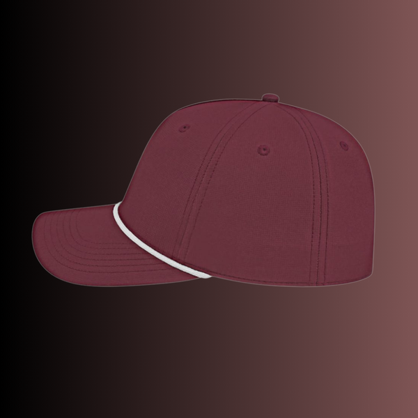 WaHawks Softball Maroon Trucker Hat Design 3