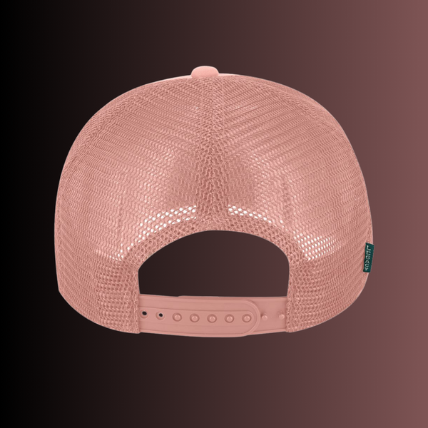 WaHawks Softball Dusty Pink Trucker Hat Design 3