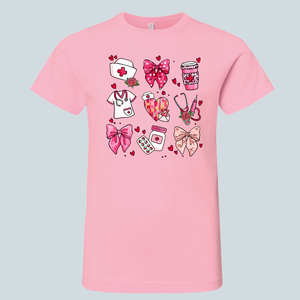 Nurse & Bows Tee