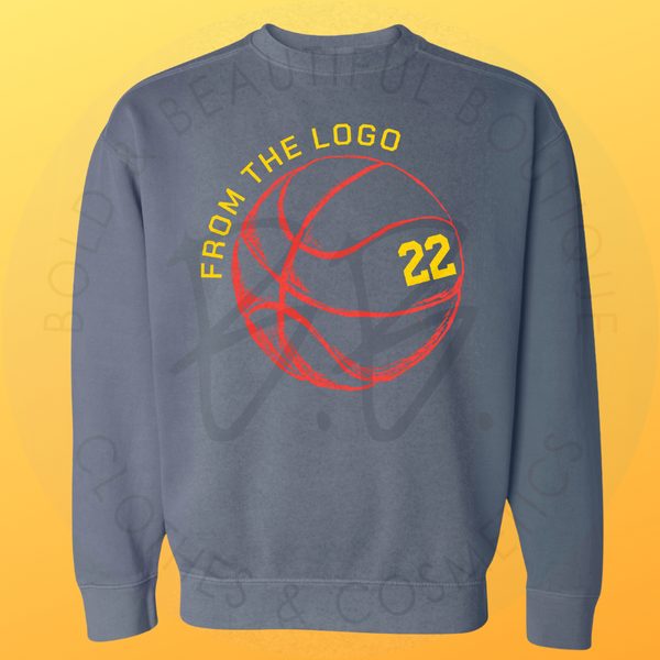 From The Logo - 22 - Clark - Navy - Crewneck