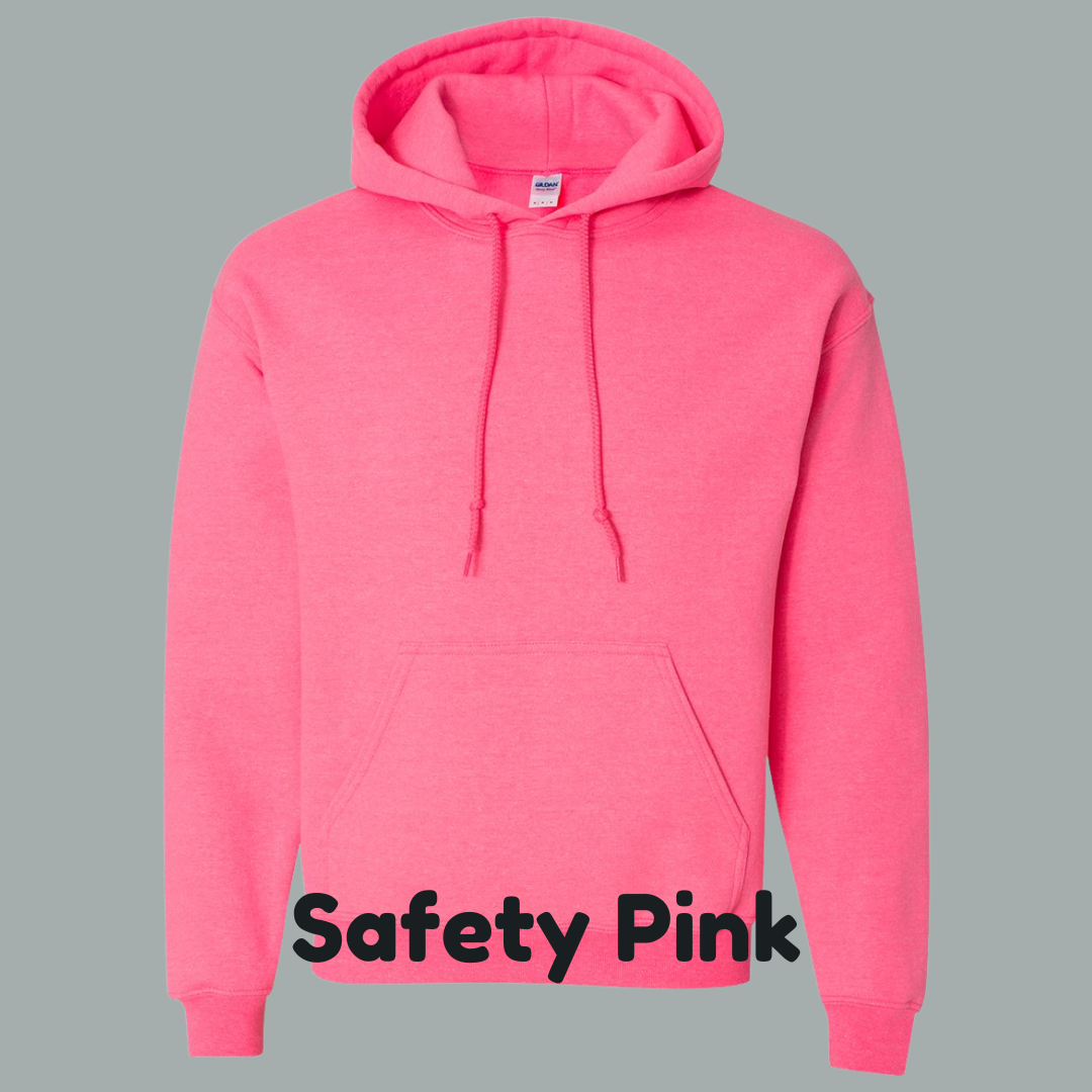 Safety Pink Little Sprouts Hoodie