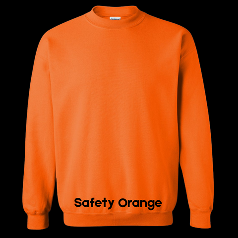 Safety Orange Little Sprouts Gildan Crewneck