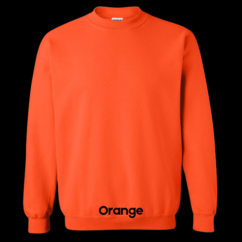 Orange Little Sprouts Gildan Crewneck