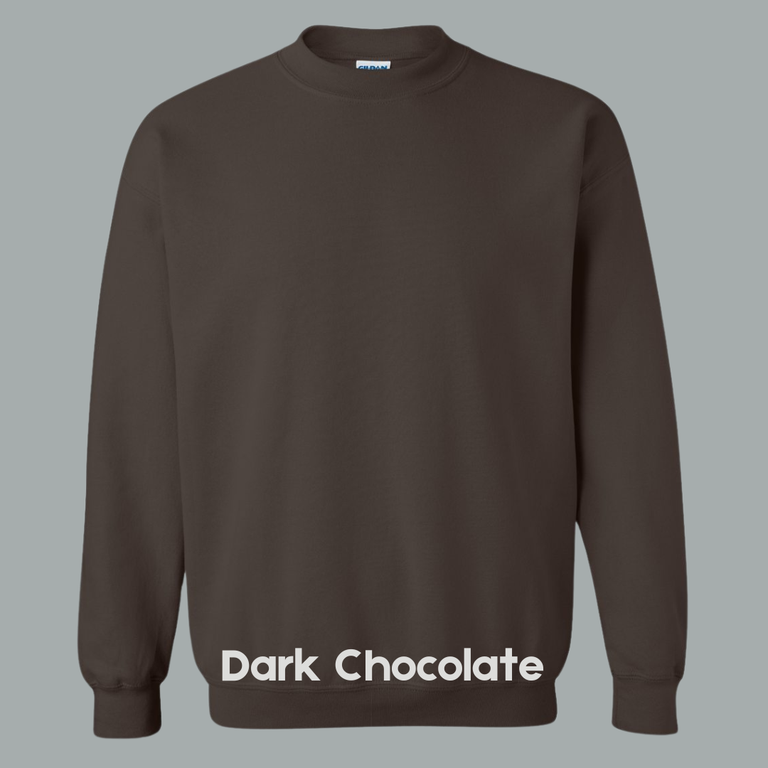 Dark Chocolate Little Sprouts Gildan Crewneck